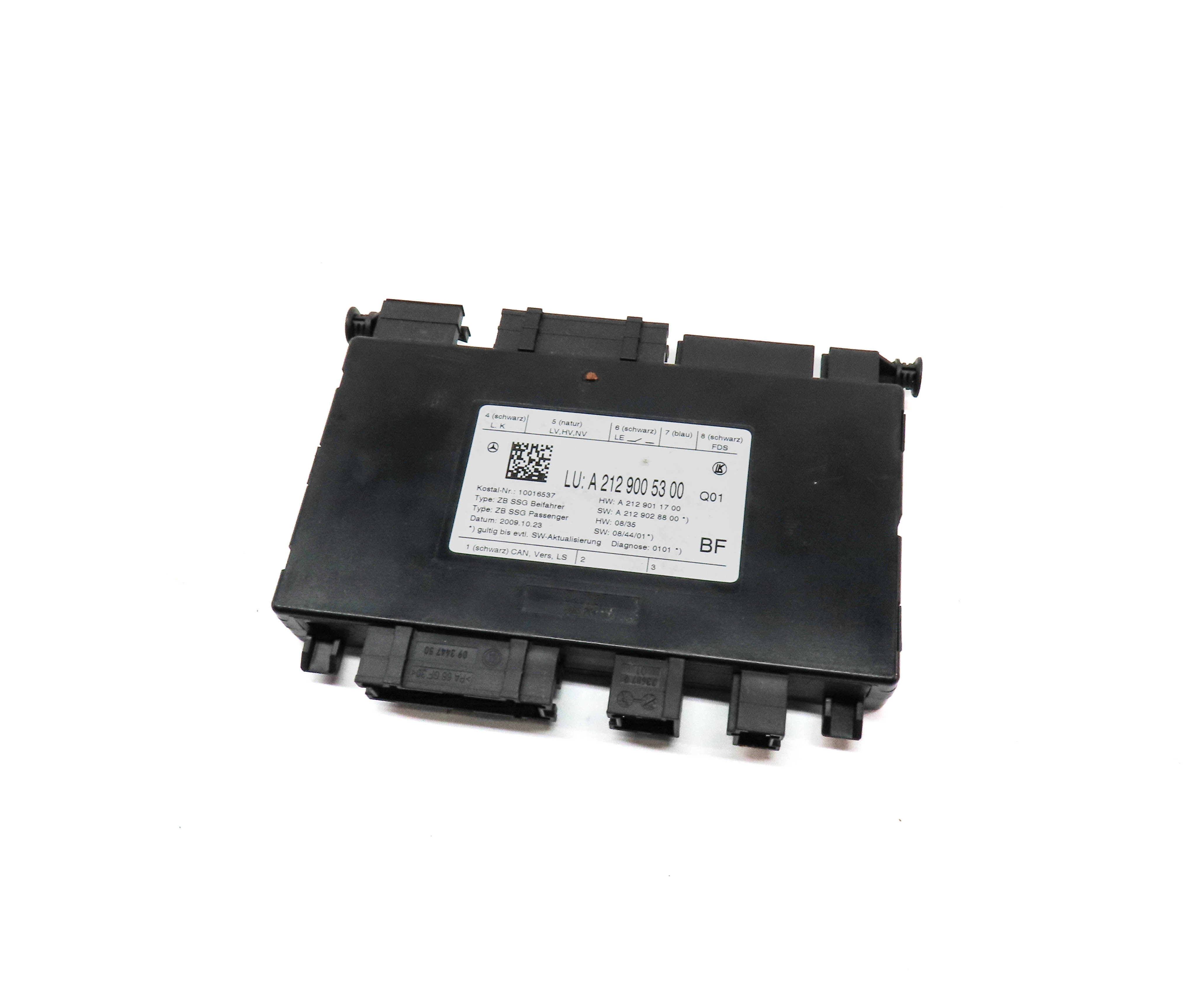 2010 MERCEDES E350 (W212) FRONT RIGHT PASSENGER SEAT CONTROL MODULE — exact item pictured